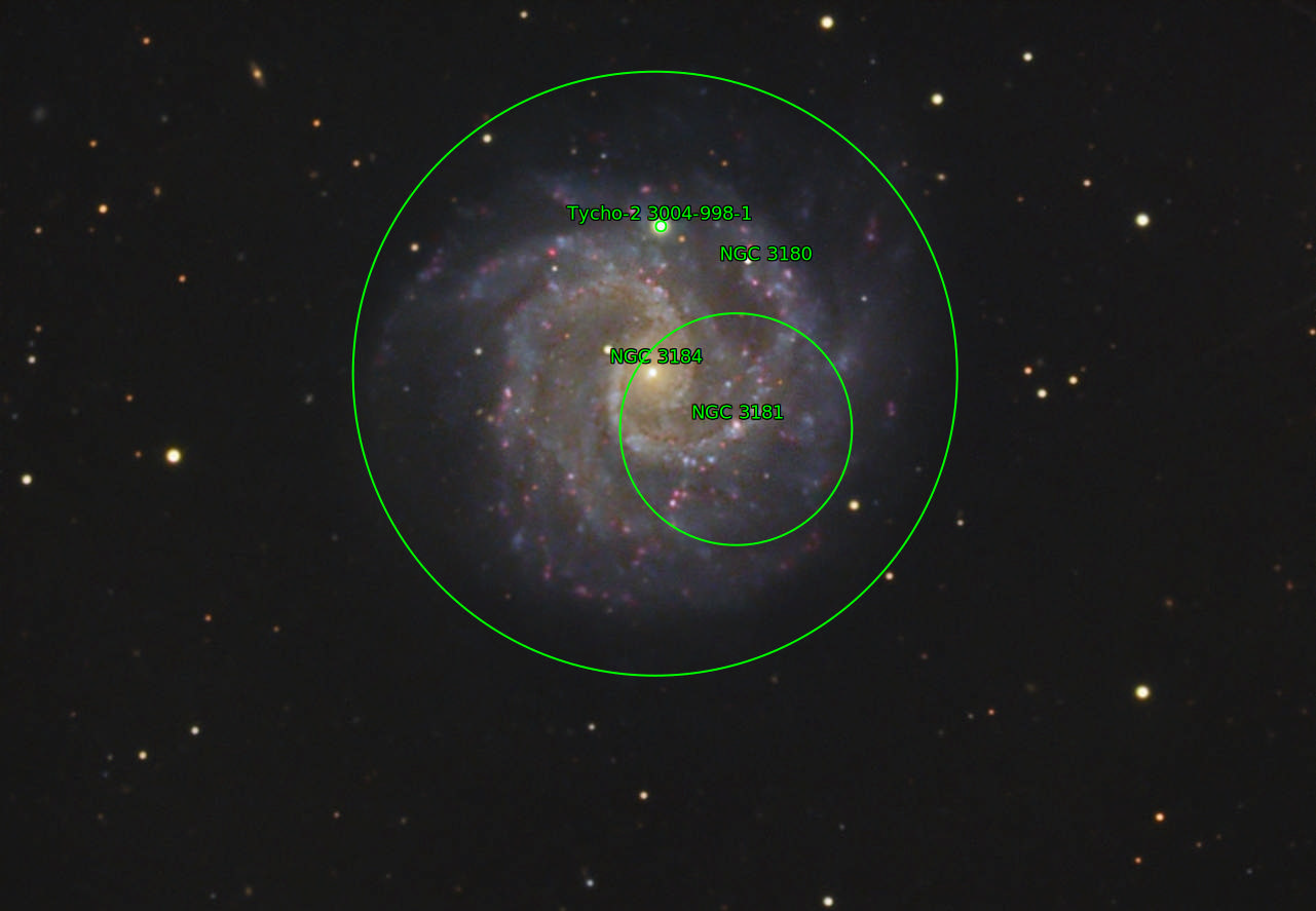 Sternkarten-Overlay (Astrometry.net)