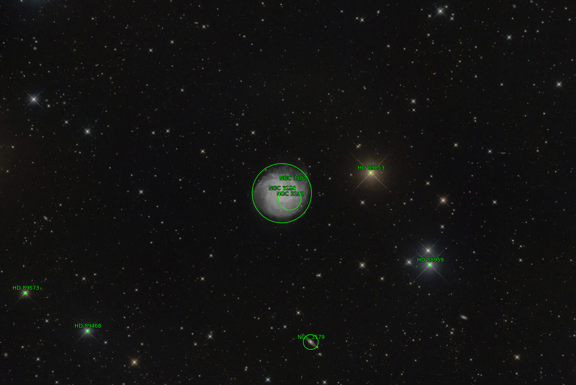 Sternkarten-Overlay (Astrometry.net)