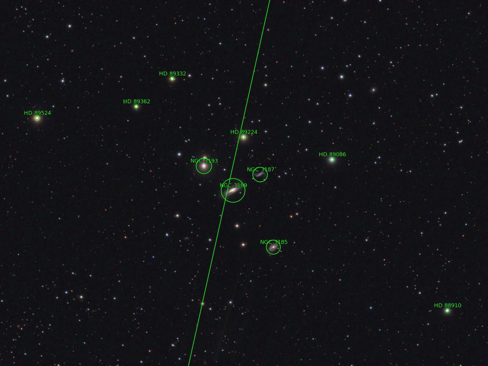 Sternkarten-Overlay (Astrometry.net)