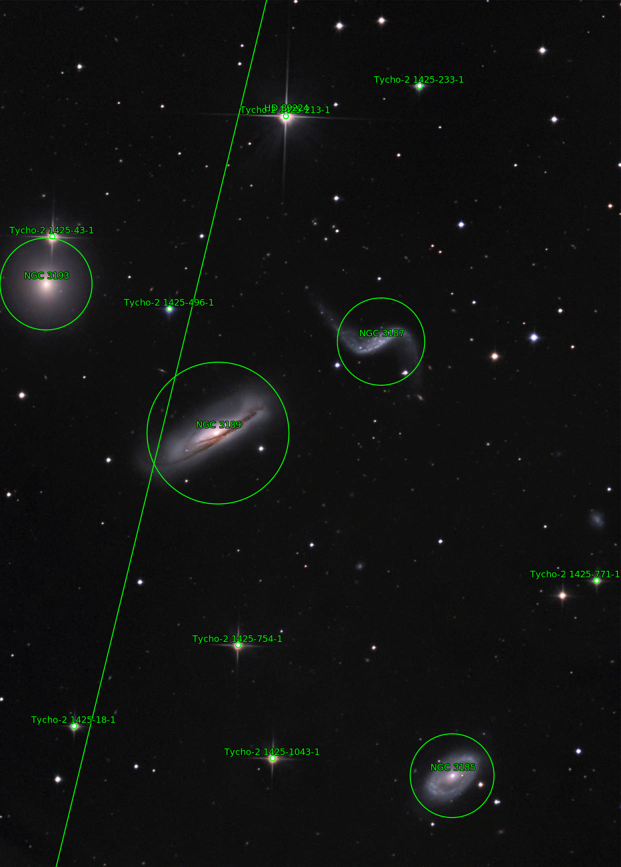 Sternkarten-Overlay (Astrometry.net)