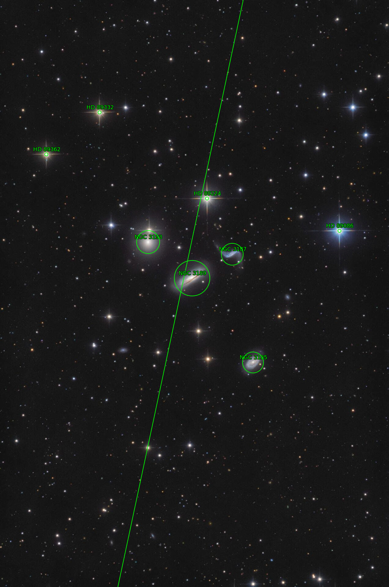 Sternkarten-Overlay (Astrometry.net)