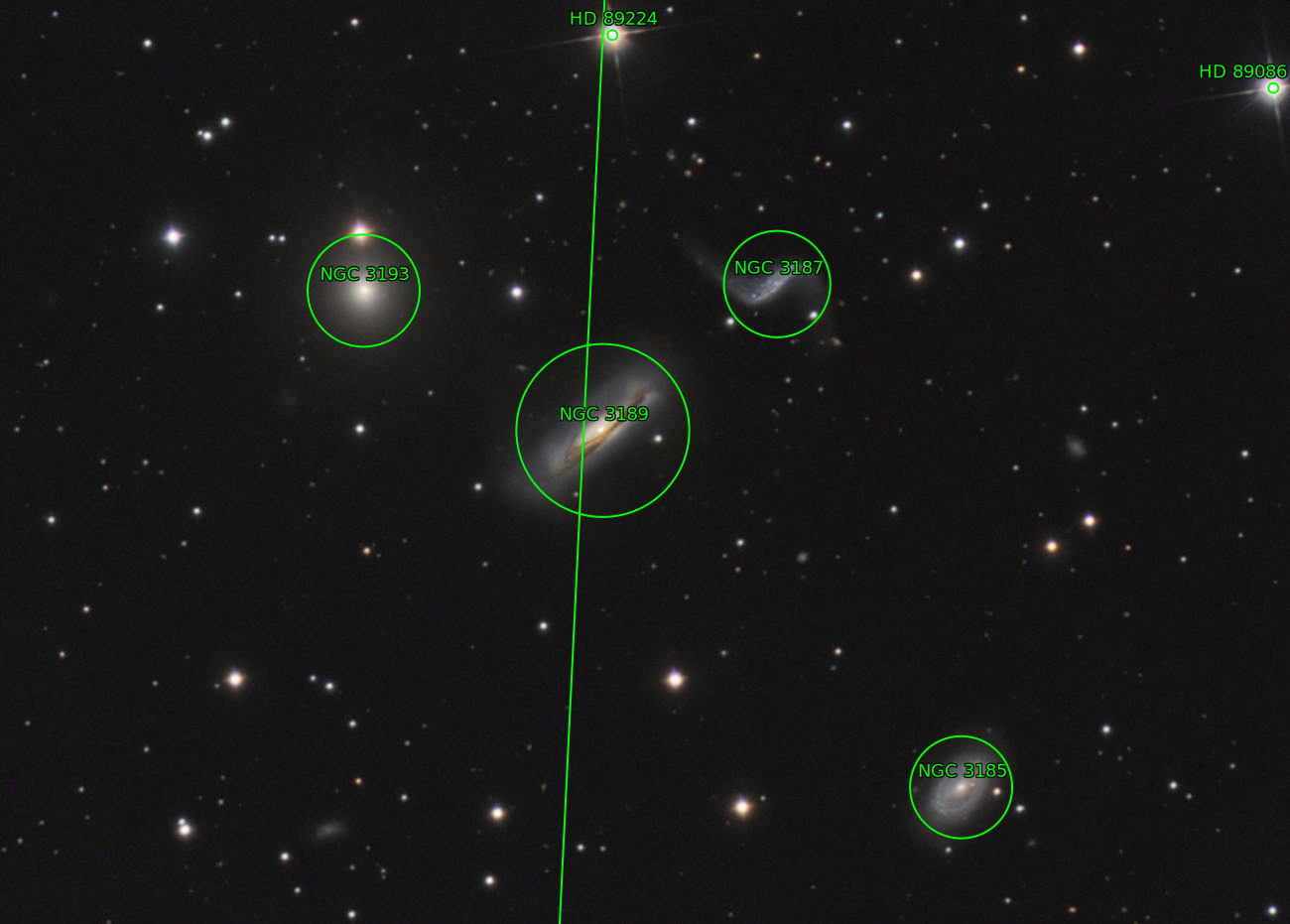 Sternkarten-Overlay (Astrometry.net)