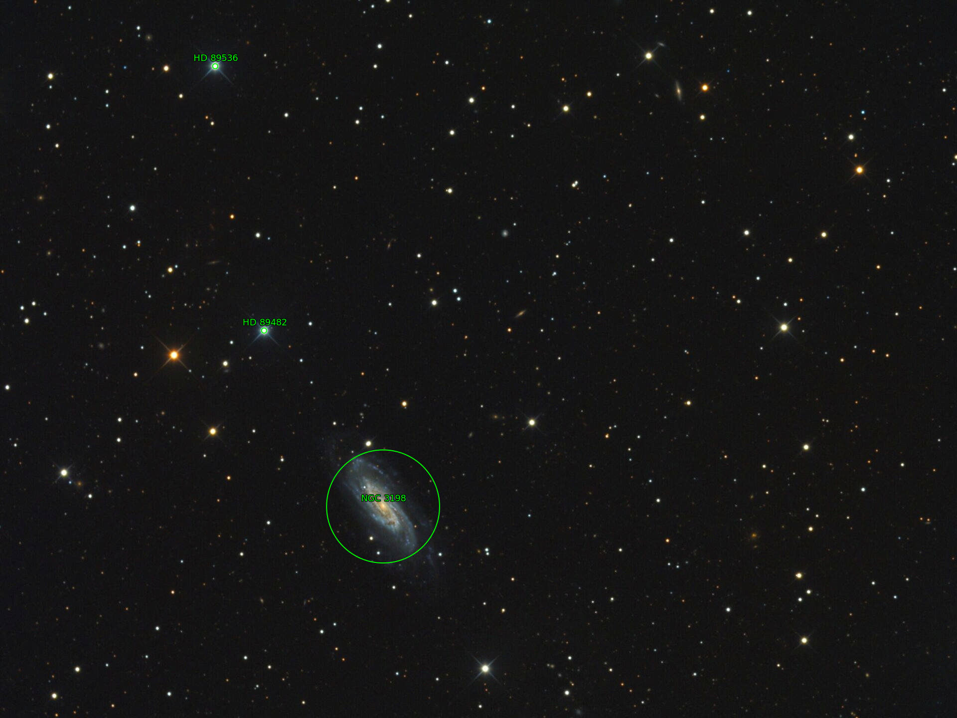 Sternkarten-Overlay (Astrometry.net)