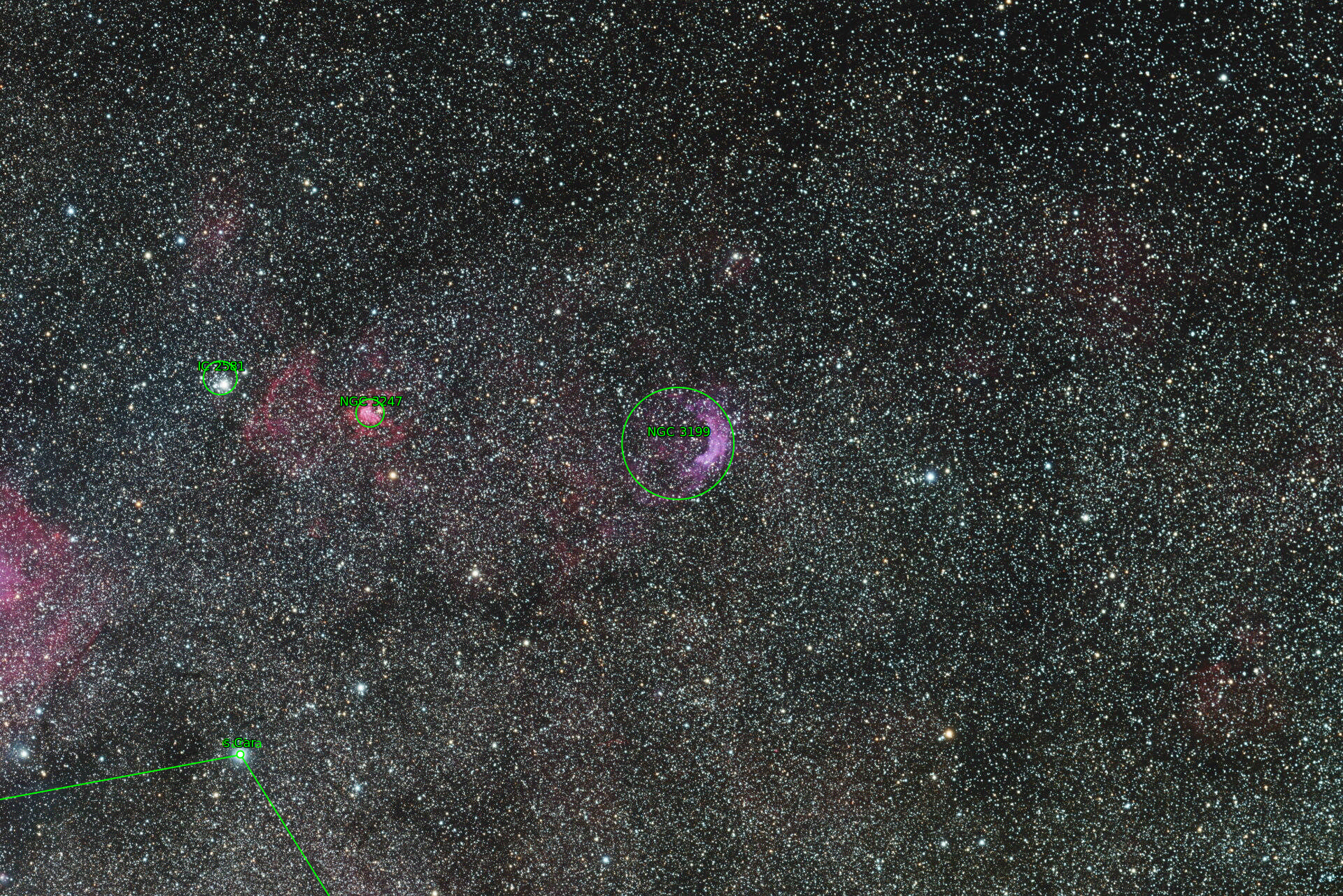 Sternkarten-Overlay (Astrometry.net)