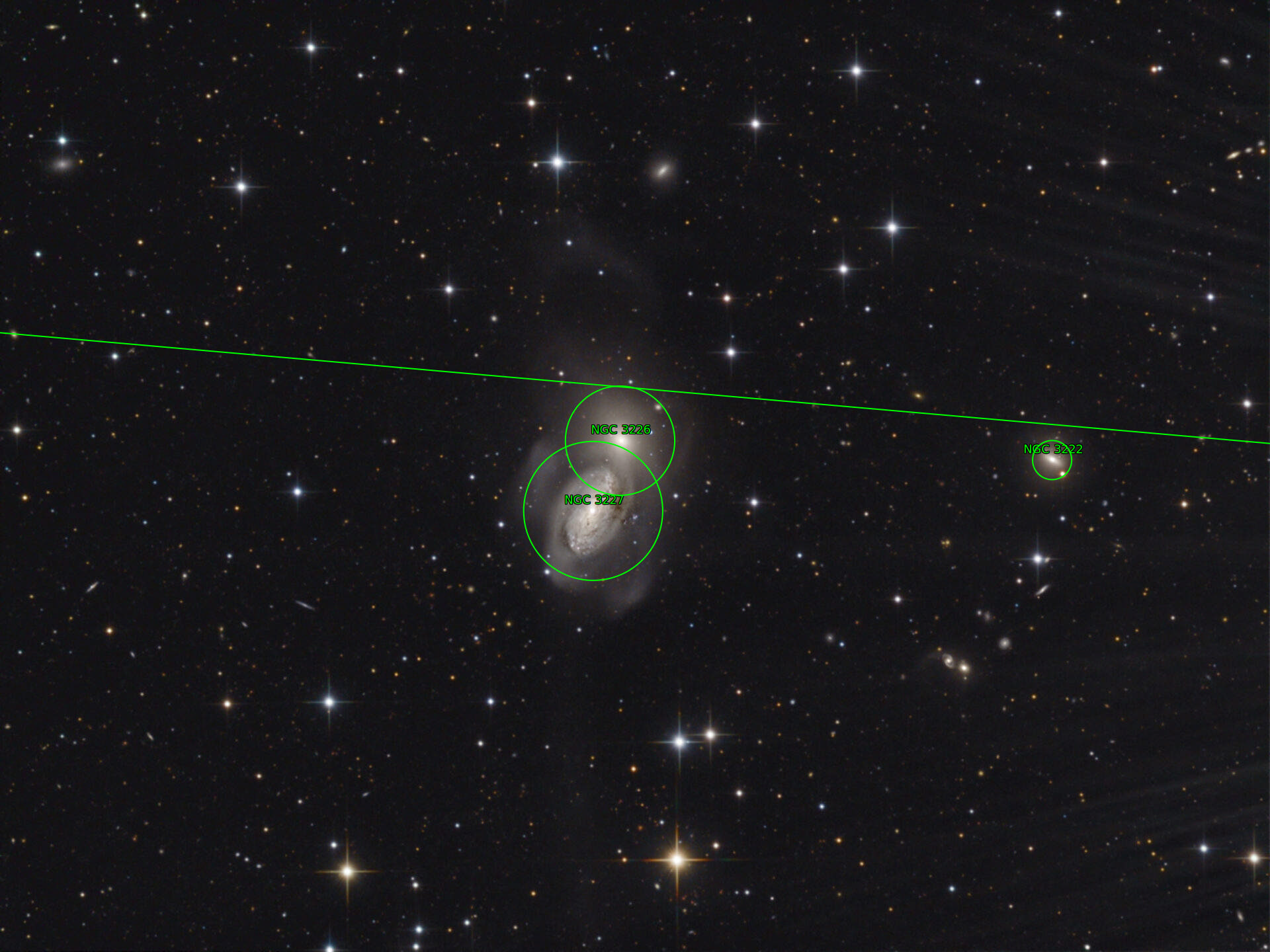 Sternkarten-Overlay (Astrometry.net)