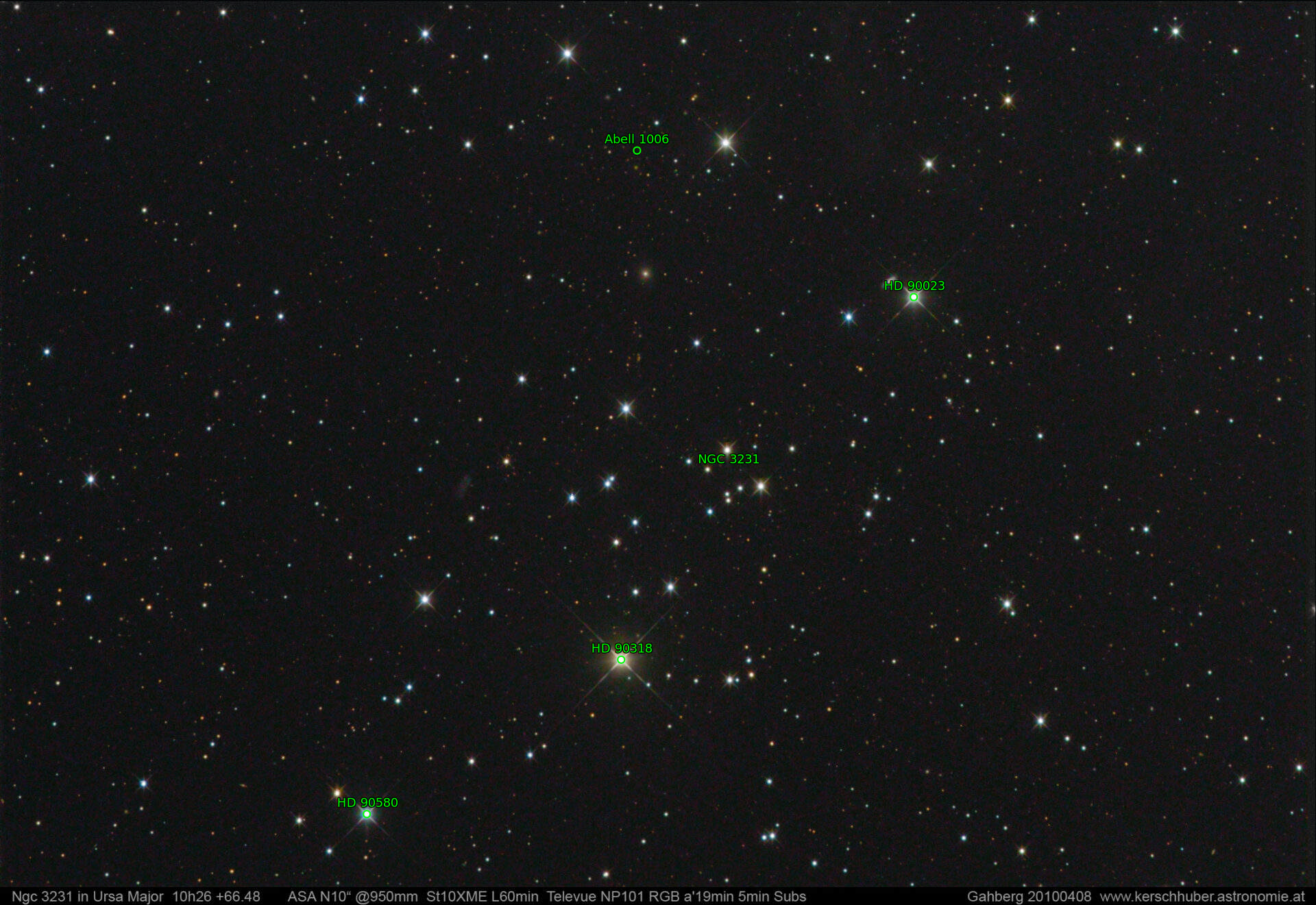Sternkarten-Overlay (Astrometry.net)