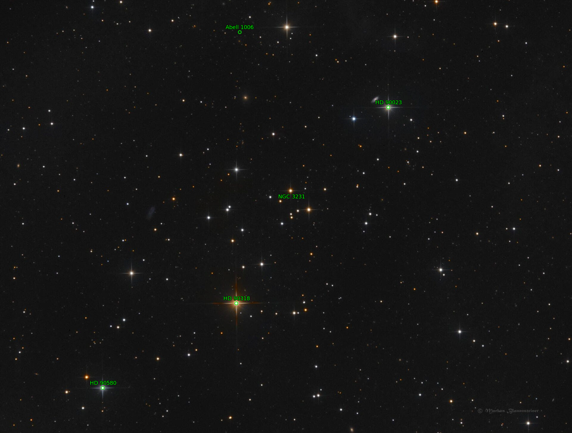 Sternkarten-Overlay (Astrometry.net)