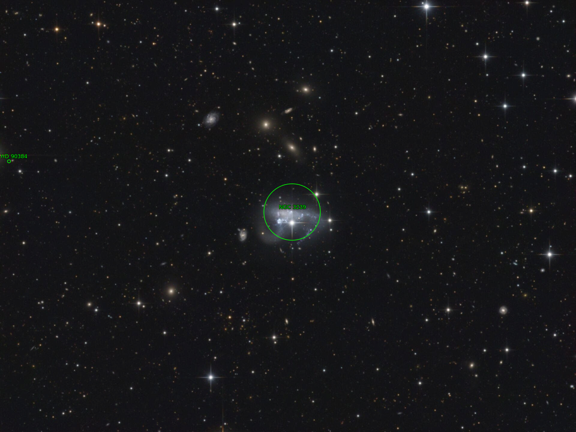 Sternkarten-Overlay (Astrometry.net)