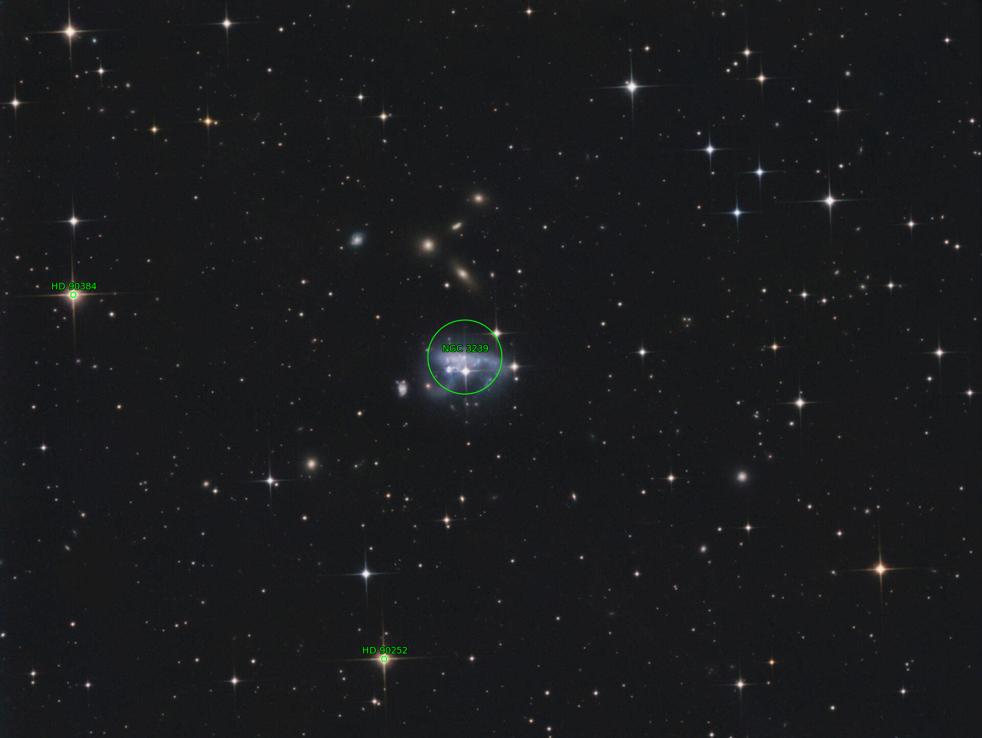 Sternkarten-Overlay (Astrometry.net)