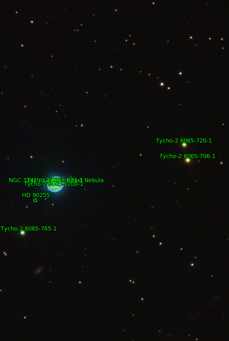 Sternkarten-Overlay (Astrometry.net)
