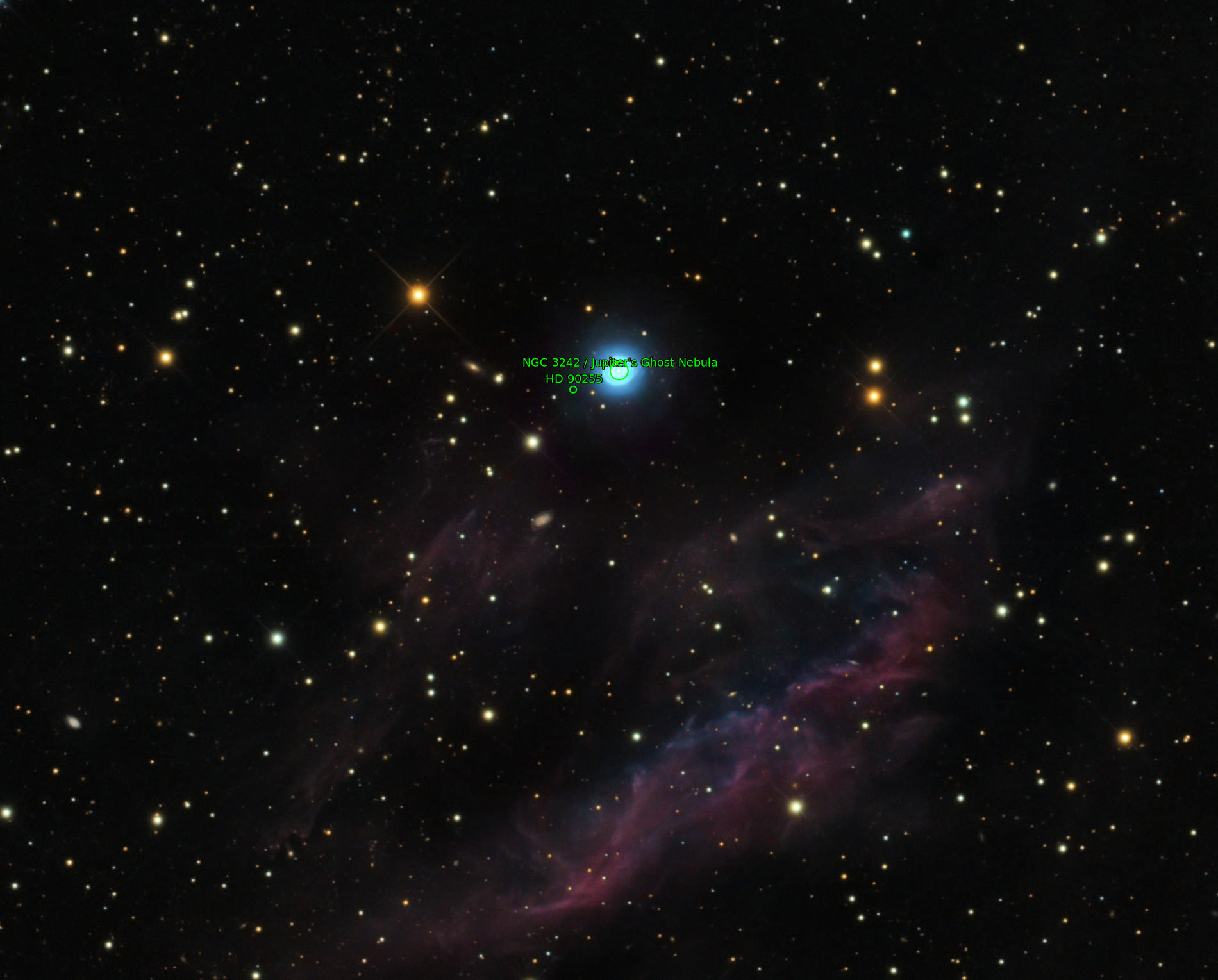 Sternkarten-Overlay (Astrometry.net)