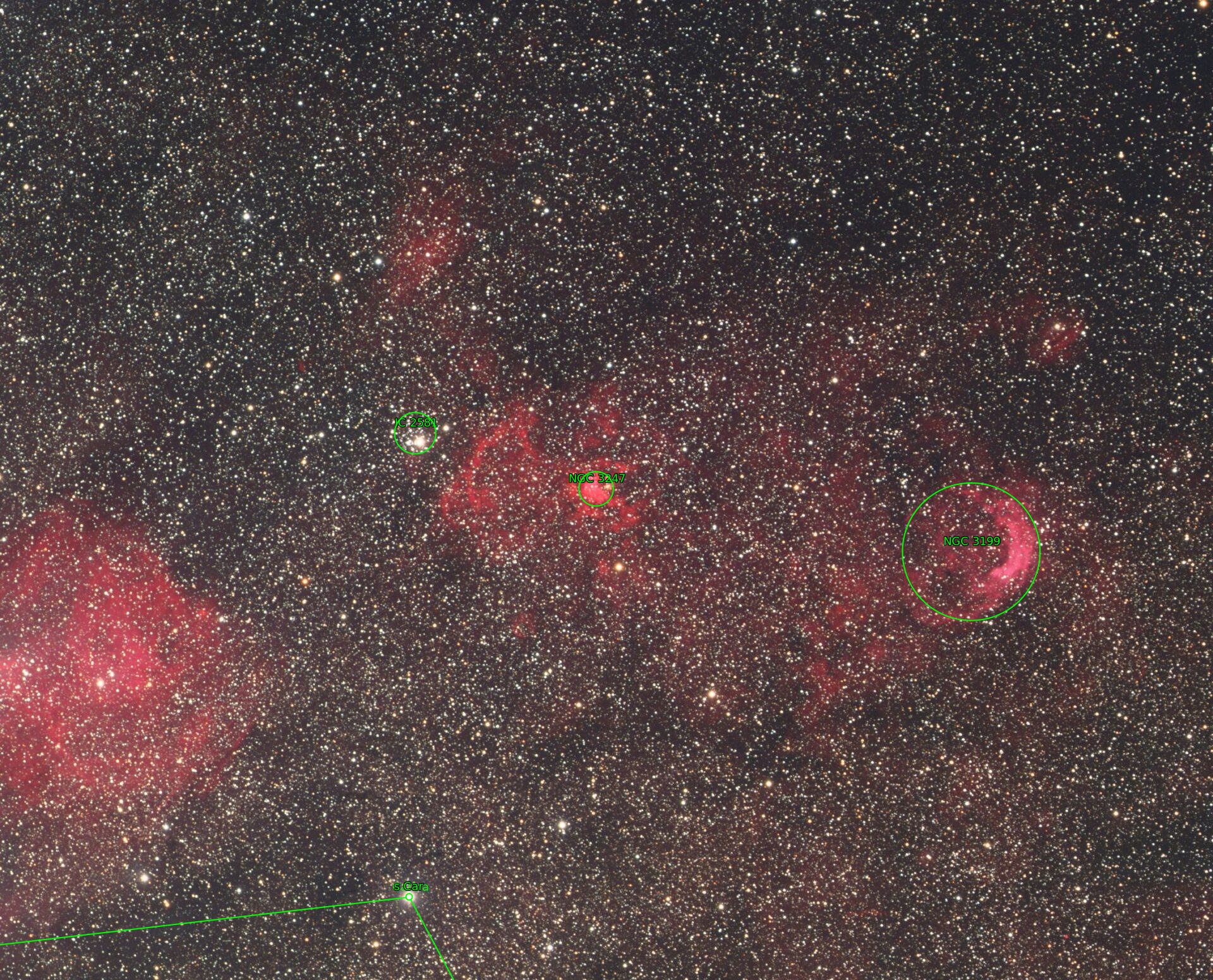 Sternkarten-Overlay (Astrometry.net)