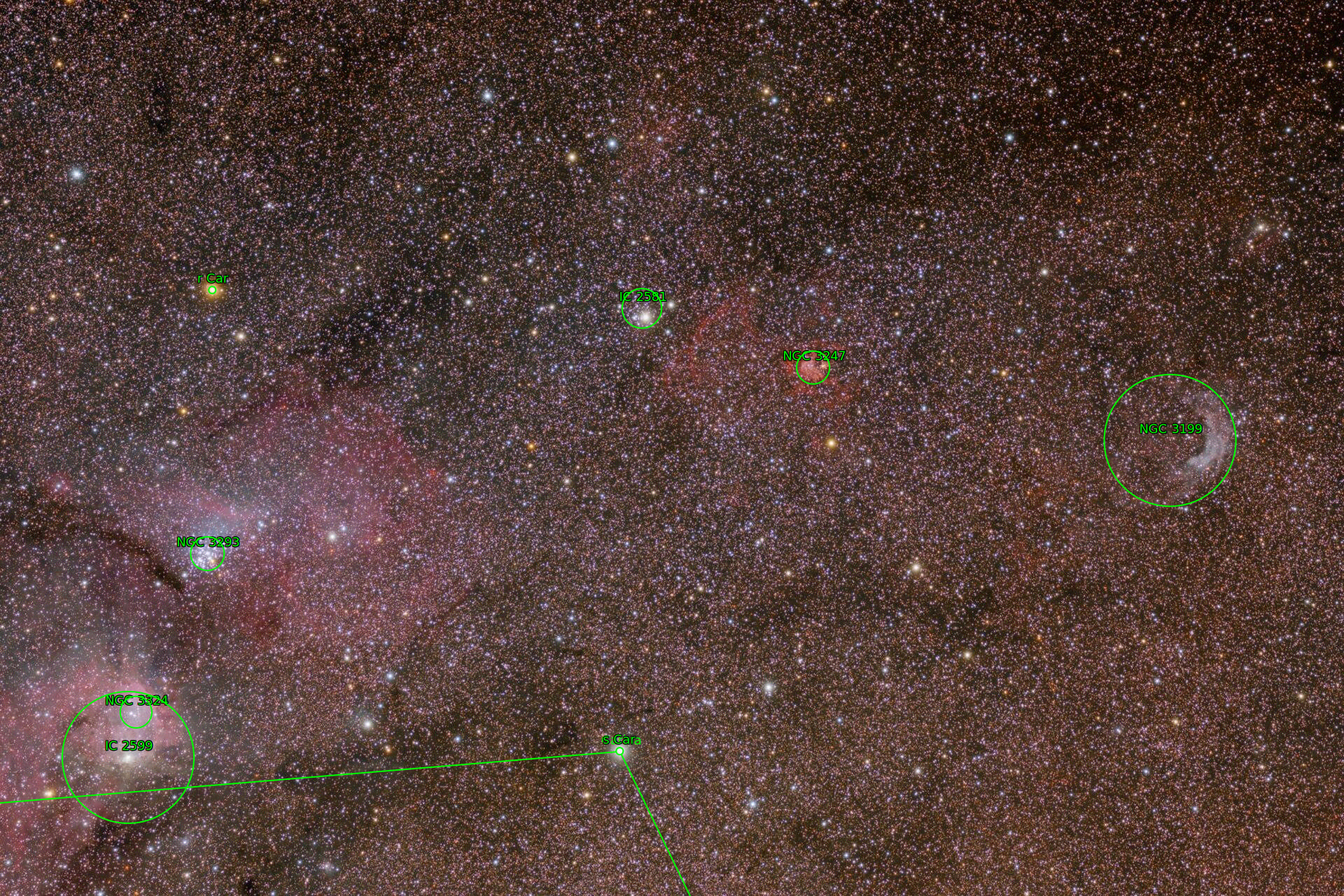 Sternkarten-Overlay (Astrometry.net)