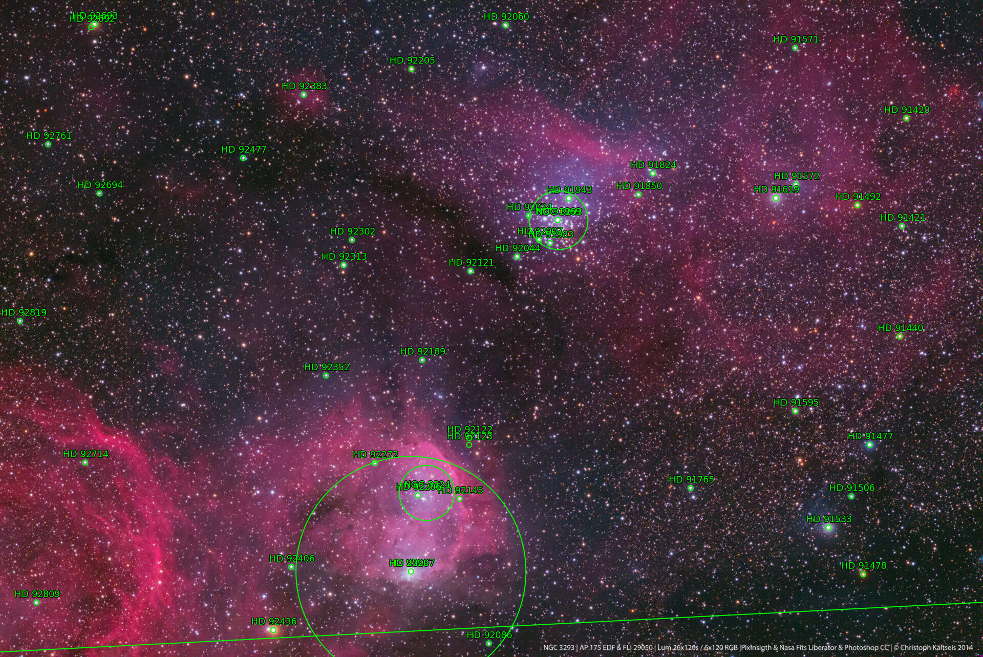 Sternkarten-Overlay (Astrometry.net)