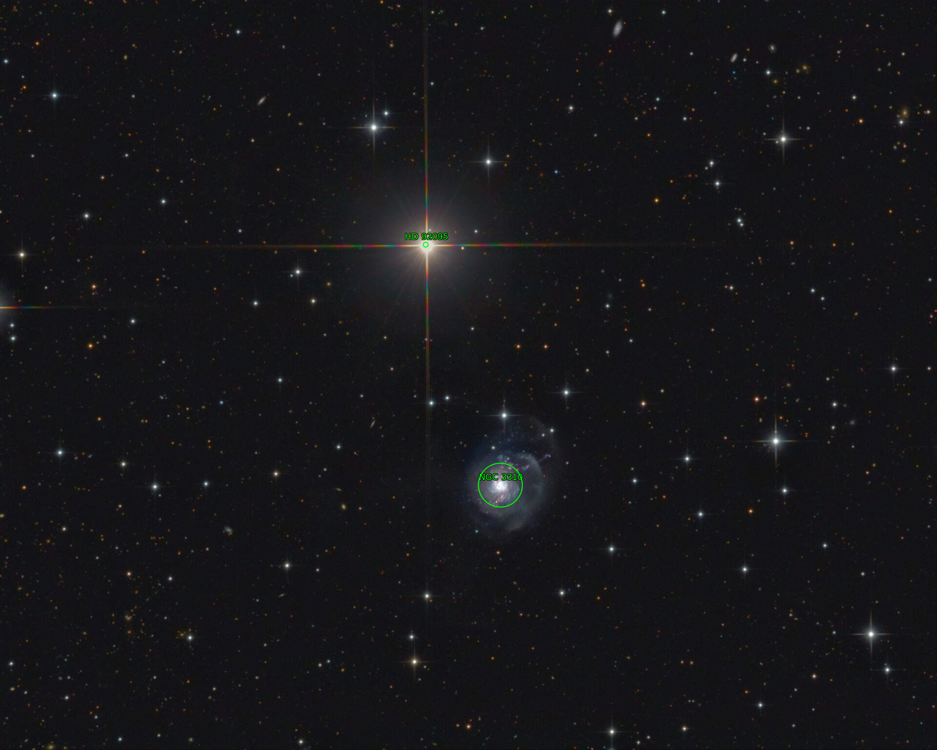 Sternkarten-Overlay (Astrometry.net)