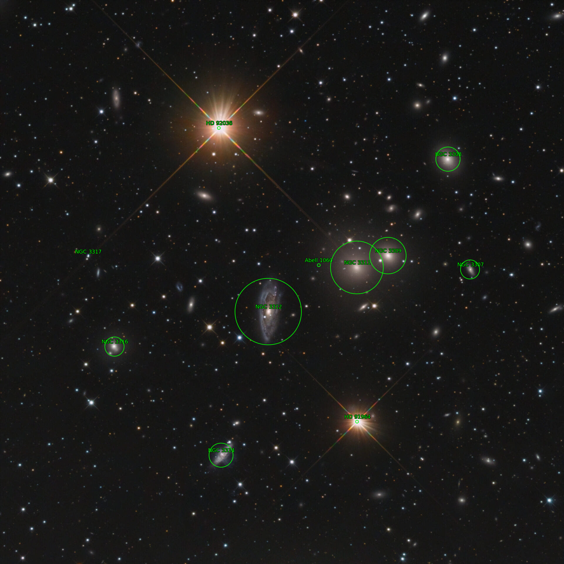 Sternkarten-Overlay (Astrometry.net)
