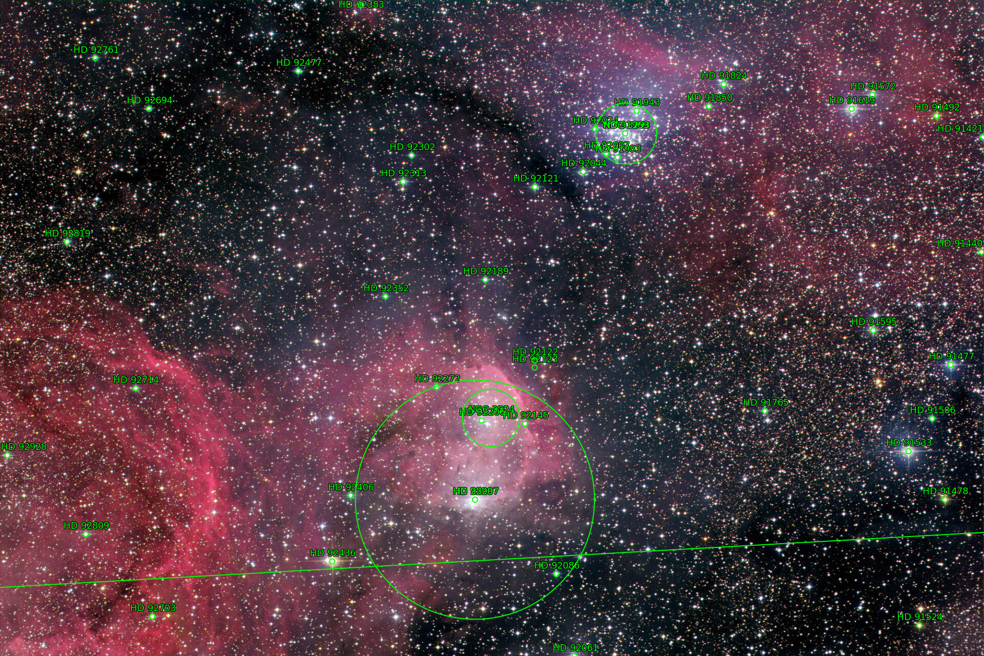 Sternkarten-Overlay (Astrometry.net)