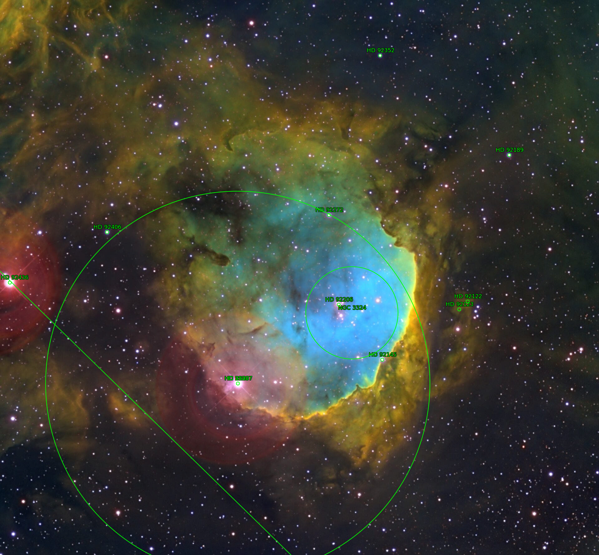 Sternkarten-Overlay (Astrometry.net)