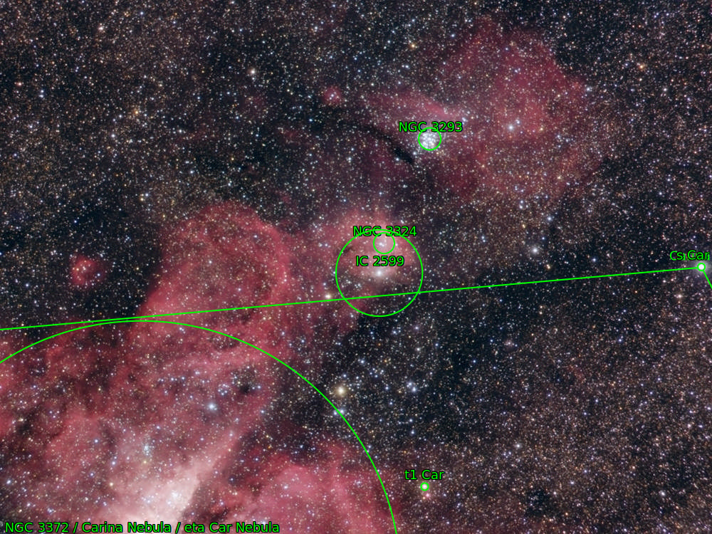 Sternkarten-Overlay (Astrometry.net)