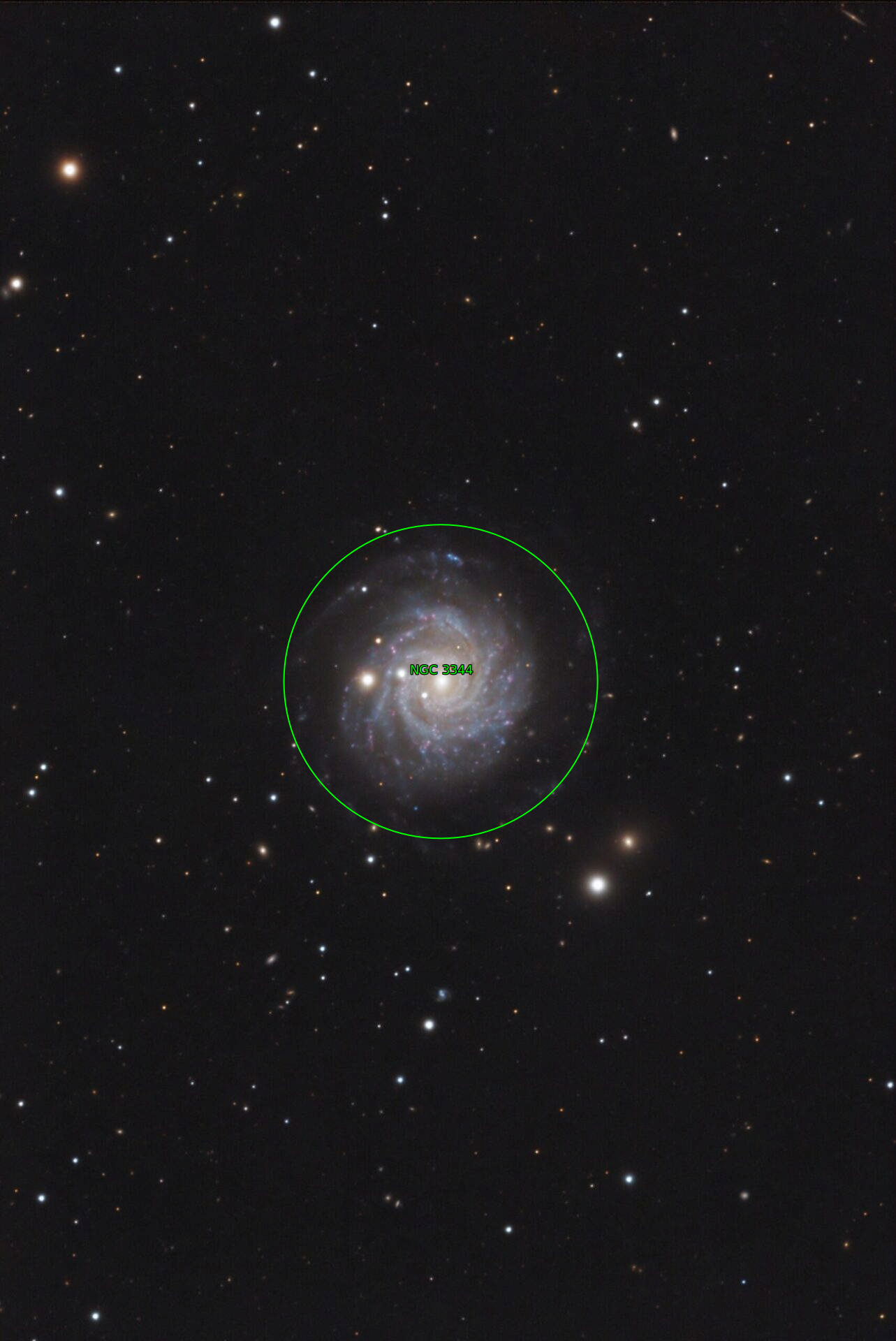 Sternkarten-Overlay (Astrometry.net)