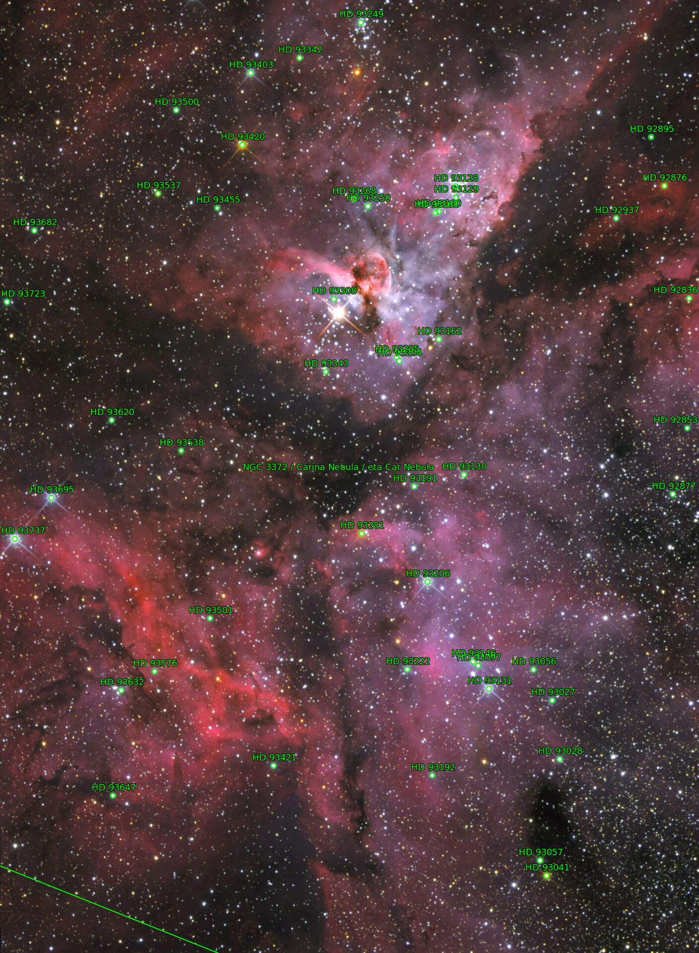Sternkarten-Overlay (Astrometry.net)