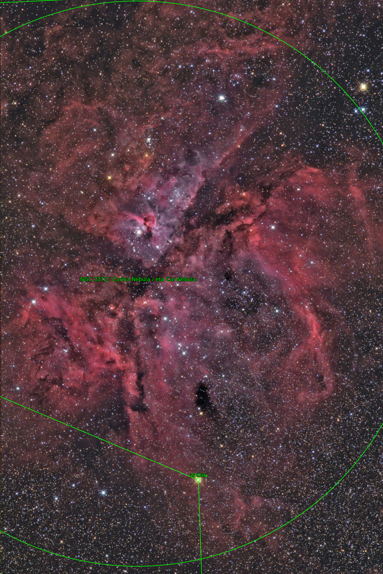 Sternkarten-Overlay (Astrometry.net)