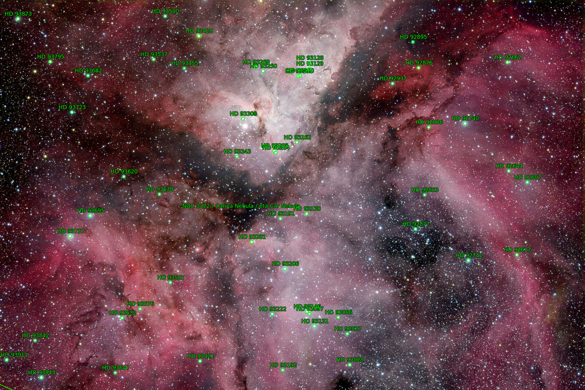 Sternkarten-Overlay (Astrometry.net)
