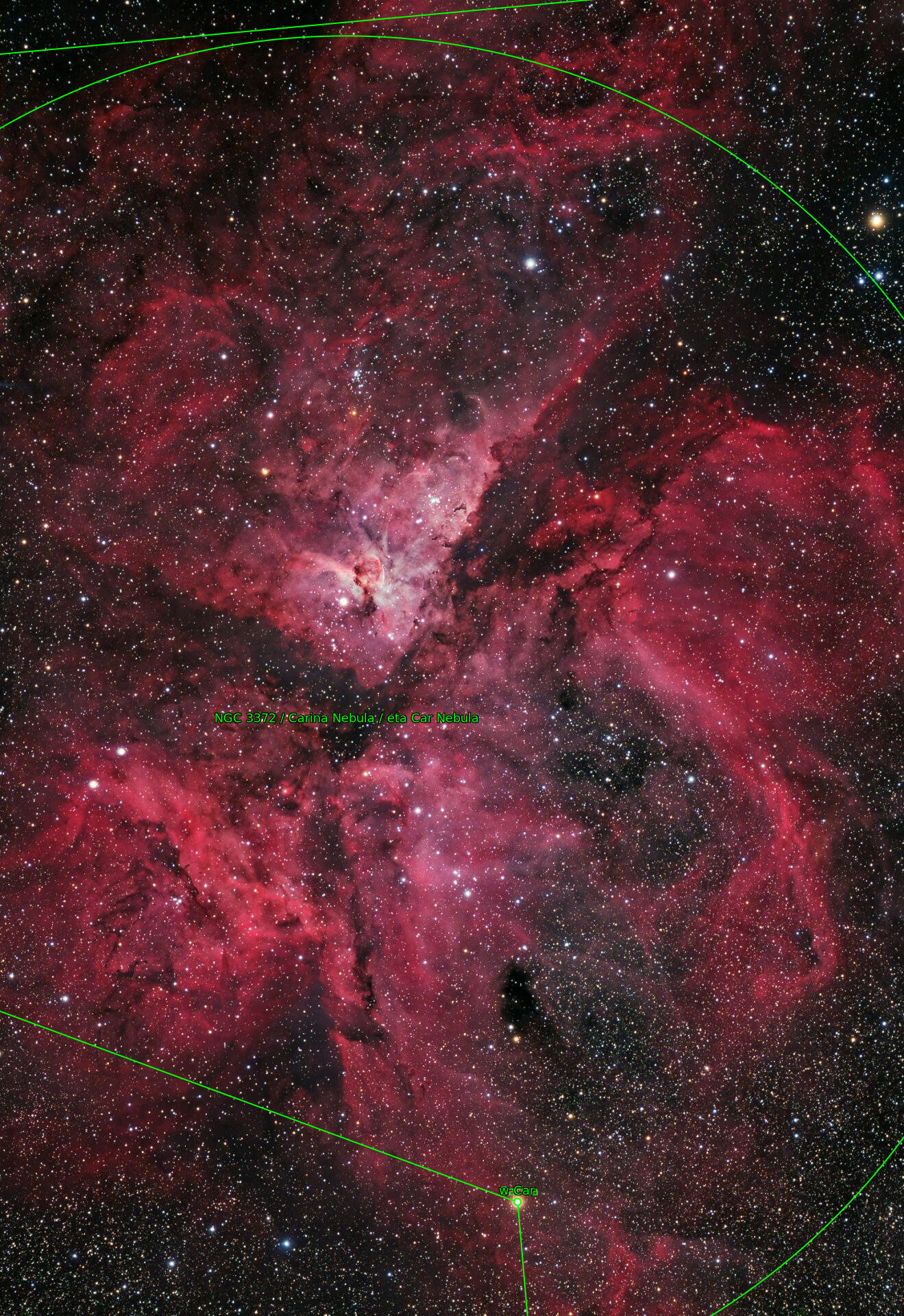 Sternkarten-Overlay (Astrometry.net)