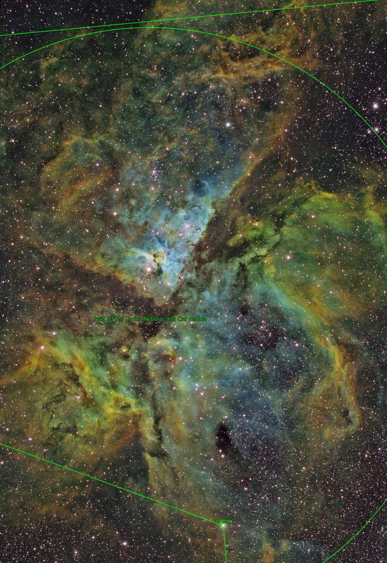 Sternkarten-Overlay (Astrometry.net)