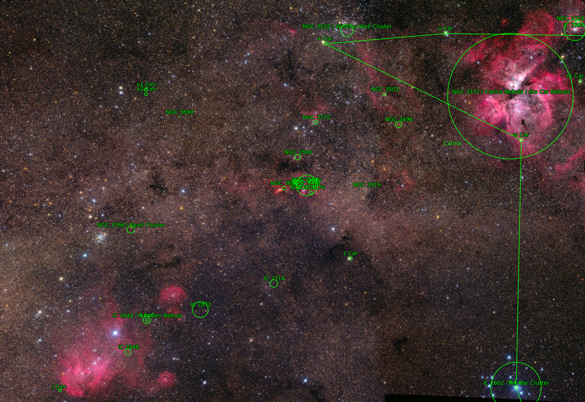Sternkarten-Overlay (Astrometry.net)