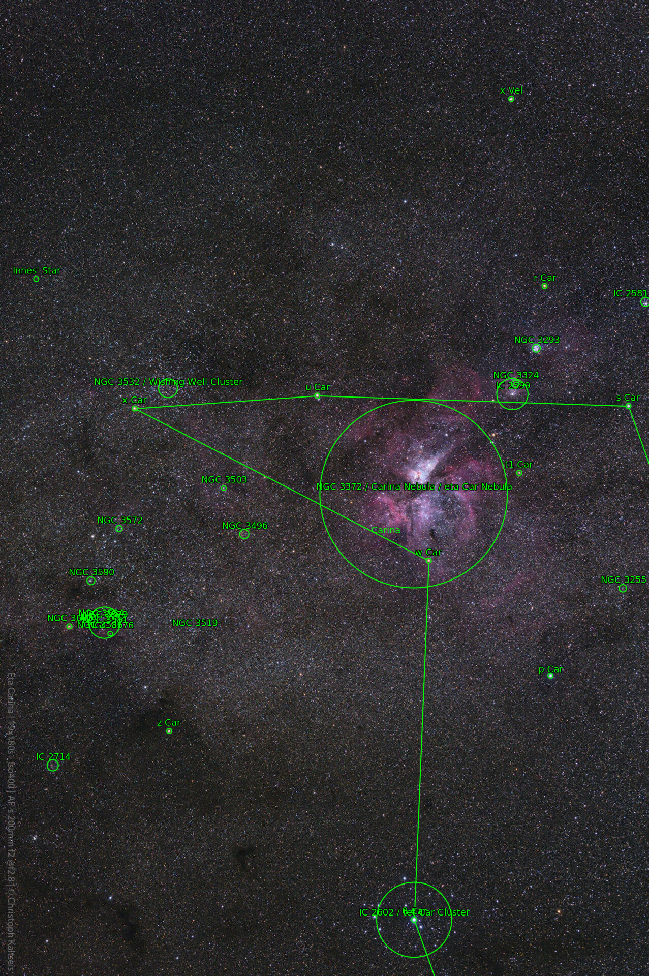 Sternkarten-Overlay (Astrometry.net)