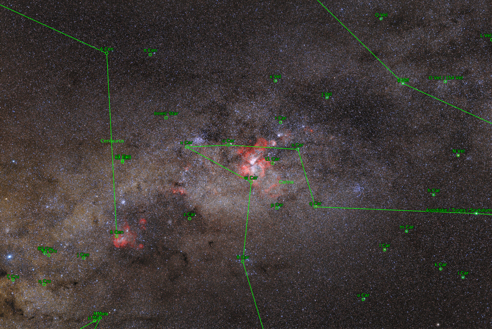 Sternkarten-Overlay (Astrometry.net)