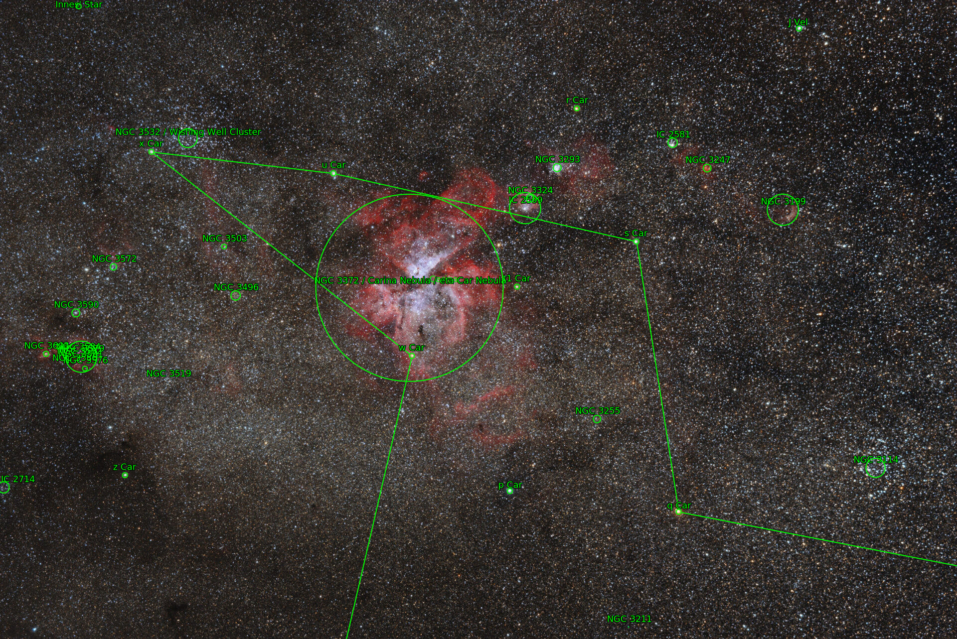 Sternkarten-Overlay (Astrometry.net)