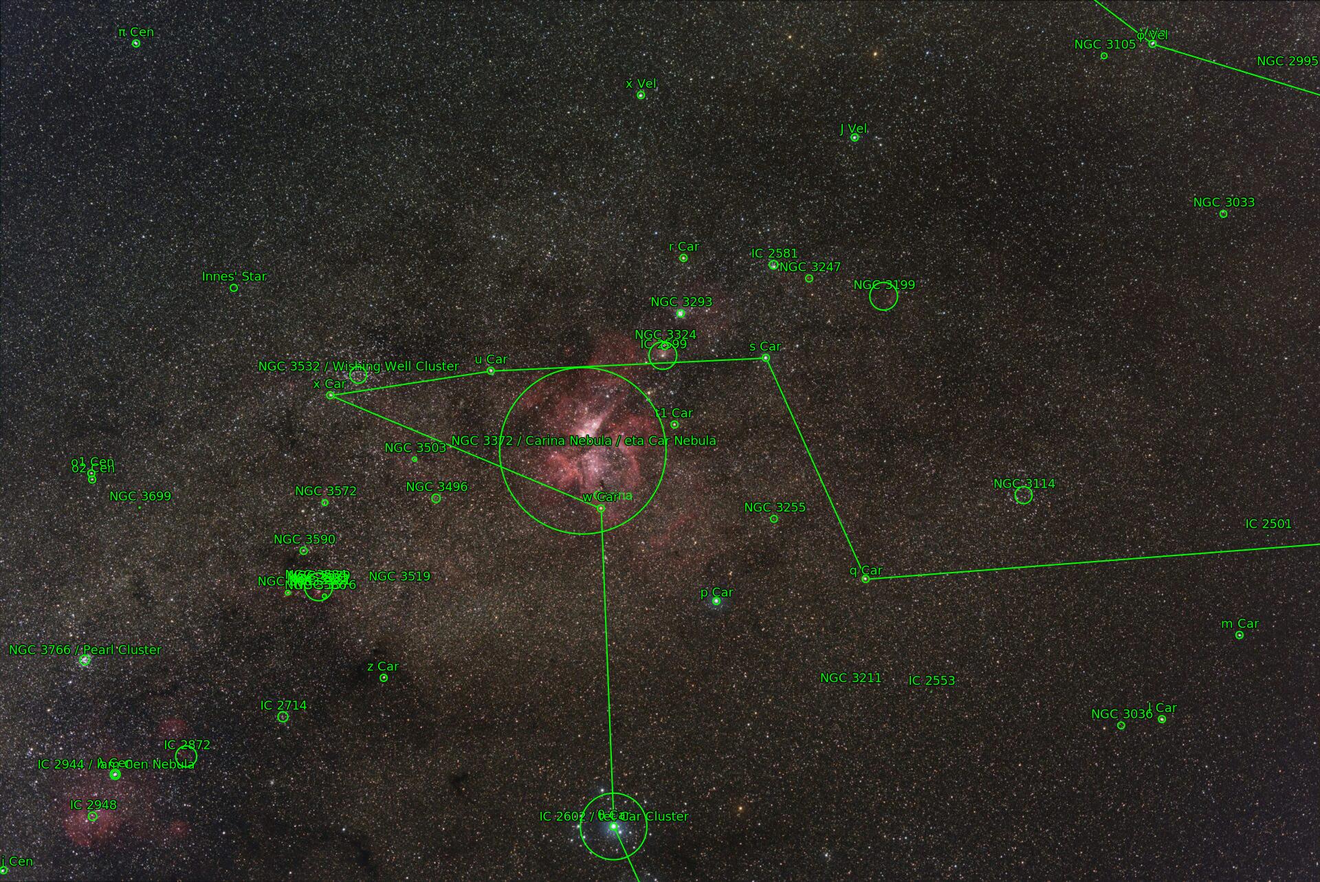 Sternkarten-Overlay (Astrometry.net)