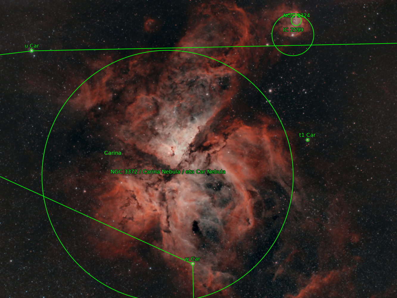 Sternkarten-Overlay (Astrometry.net)