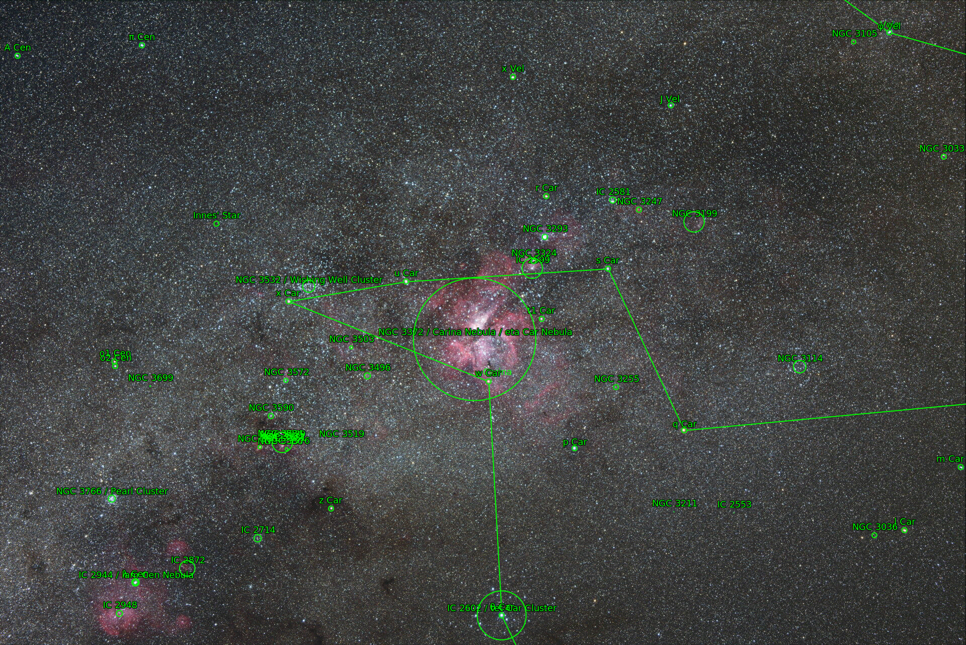 Sternkarten-Overlay (Astrometry.net)