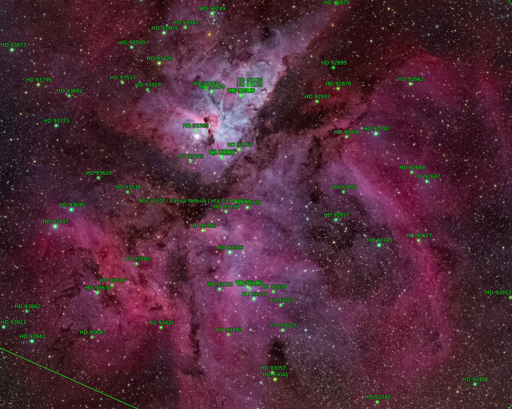 Sternkarten-Overlay (Astrometry.net)
