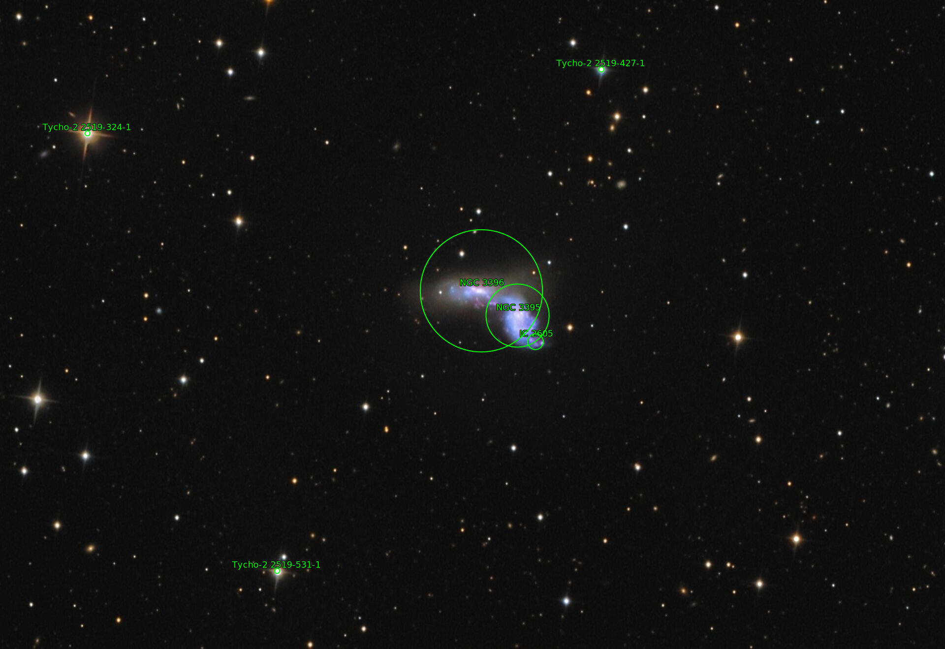 Sternkarten-Overlay (Astrometry.net)