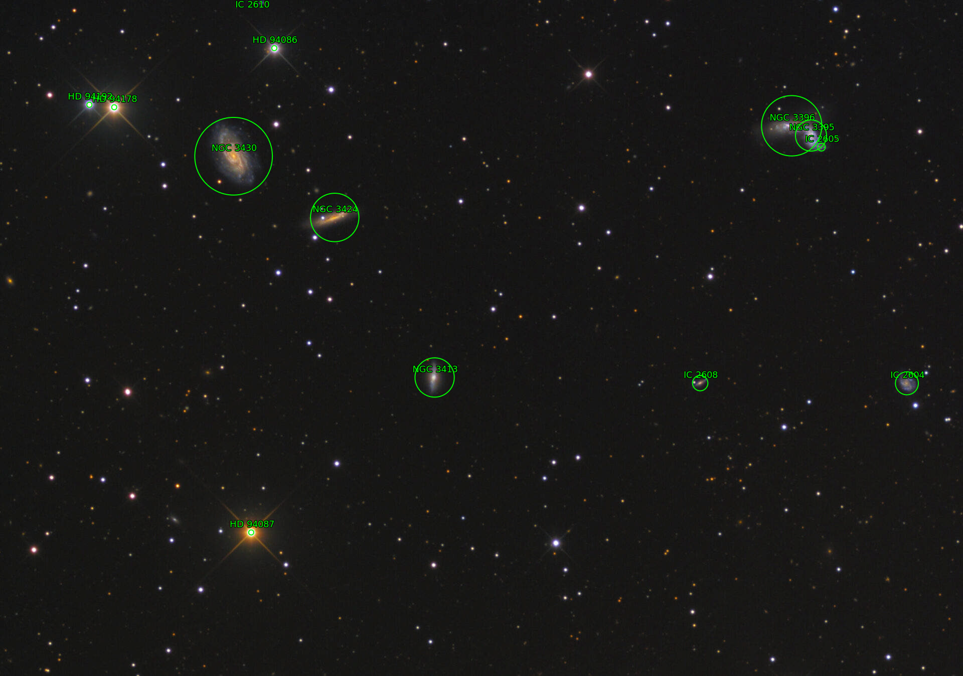 Sternkarten-Overlay (Astrometry.net)