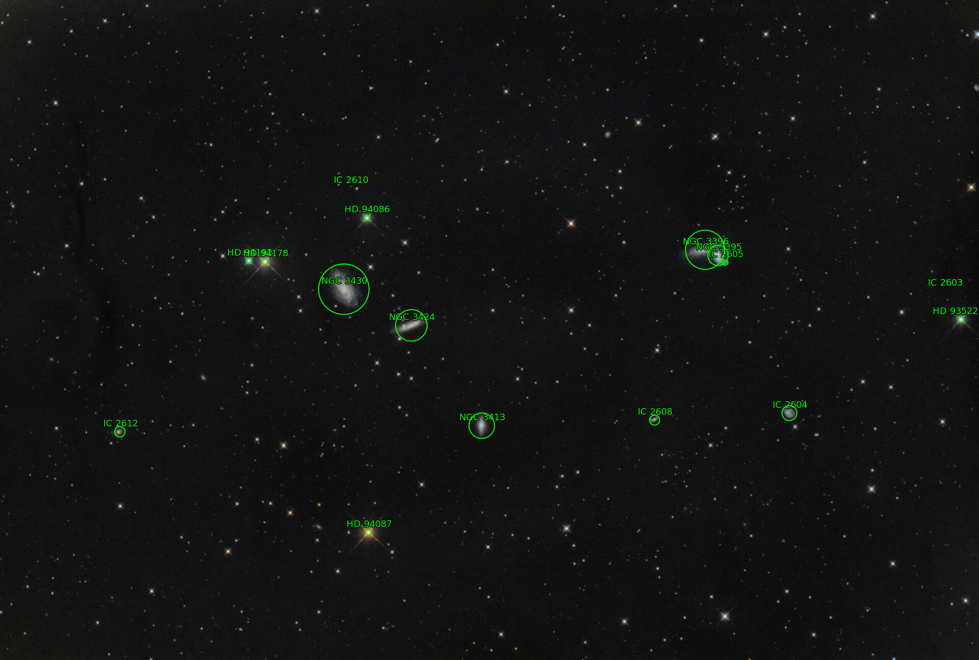 Sternkarten-Overlay (Astrometry.net)