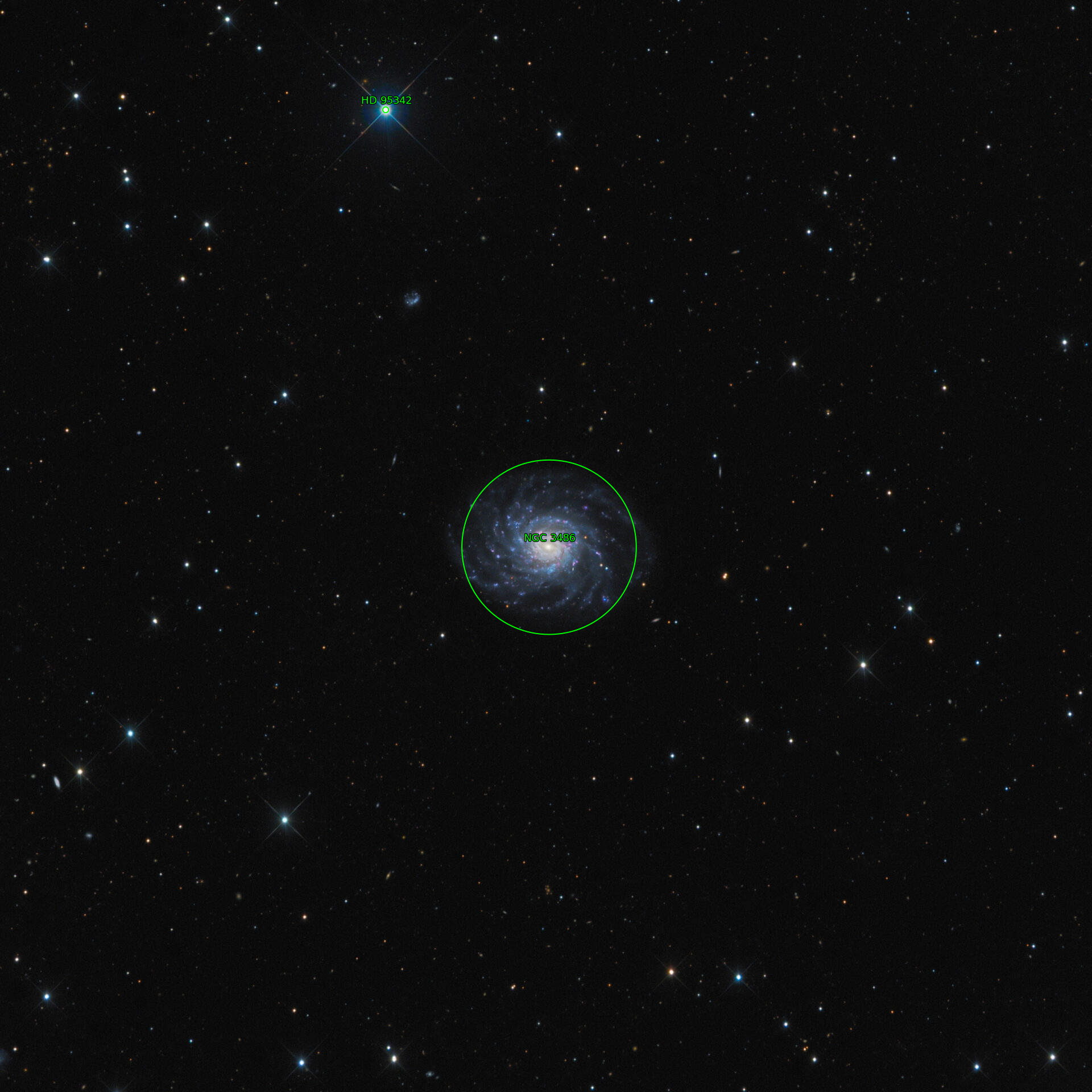 Sternkarten-Overlay (Astrometry.net)