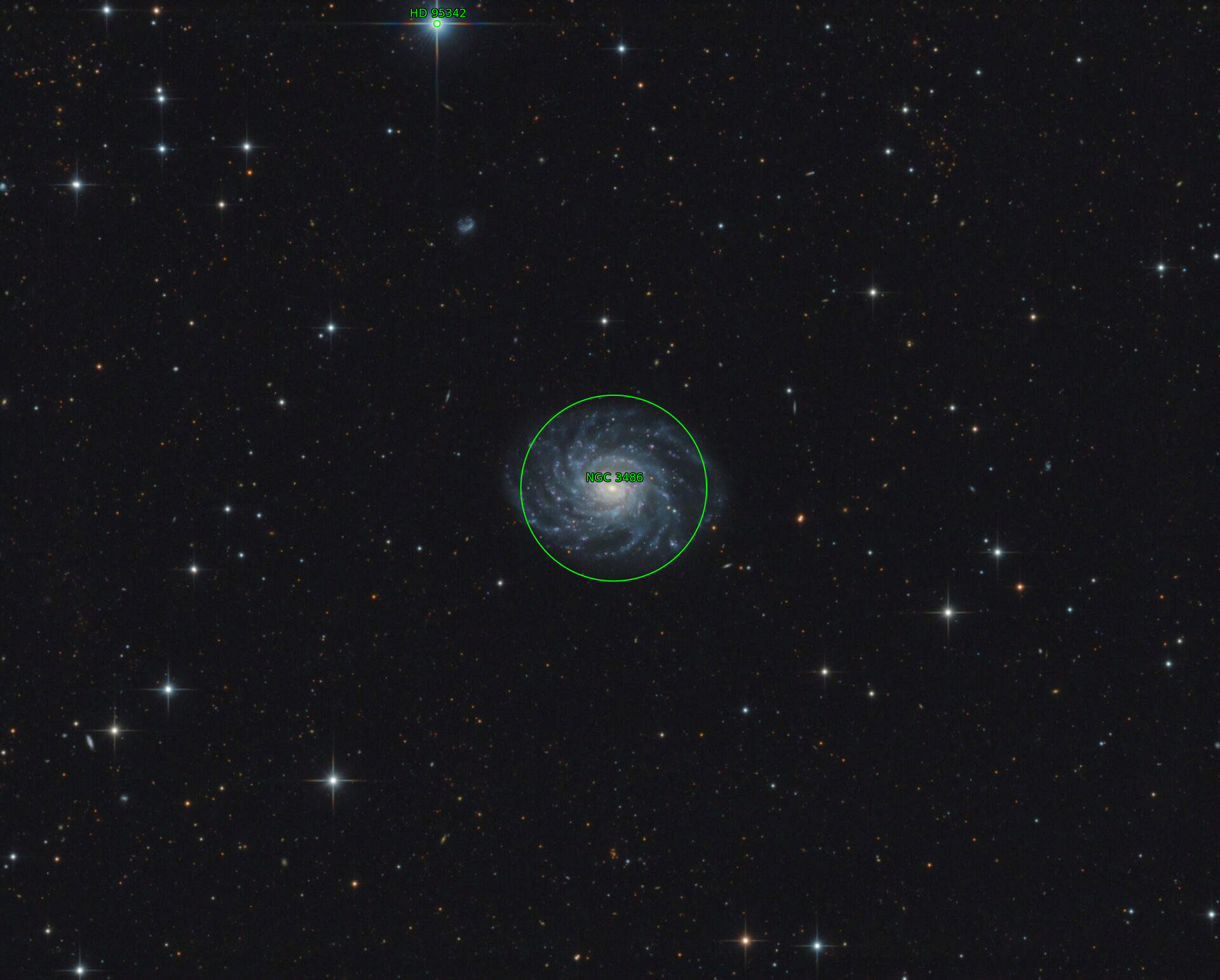 Sternkarten-Overlay (Astrometry.net)
