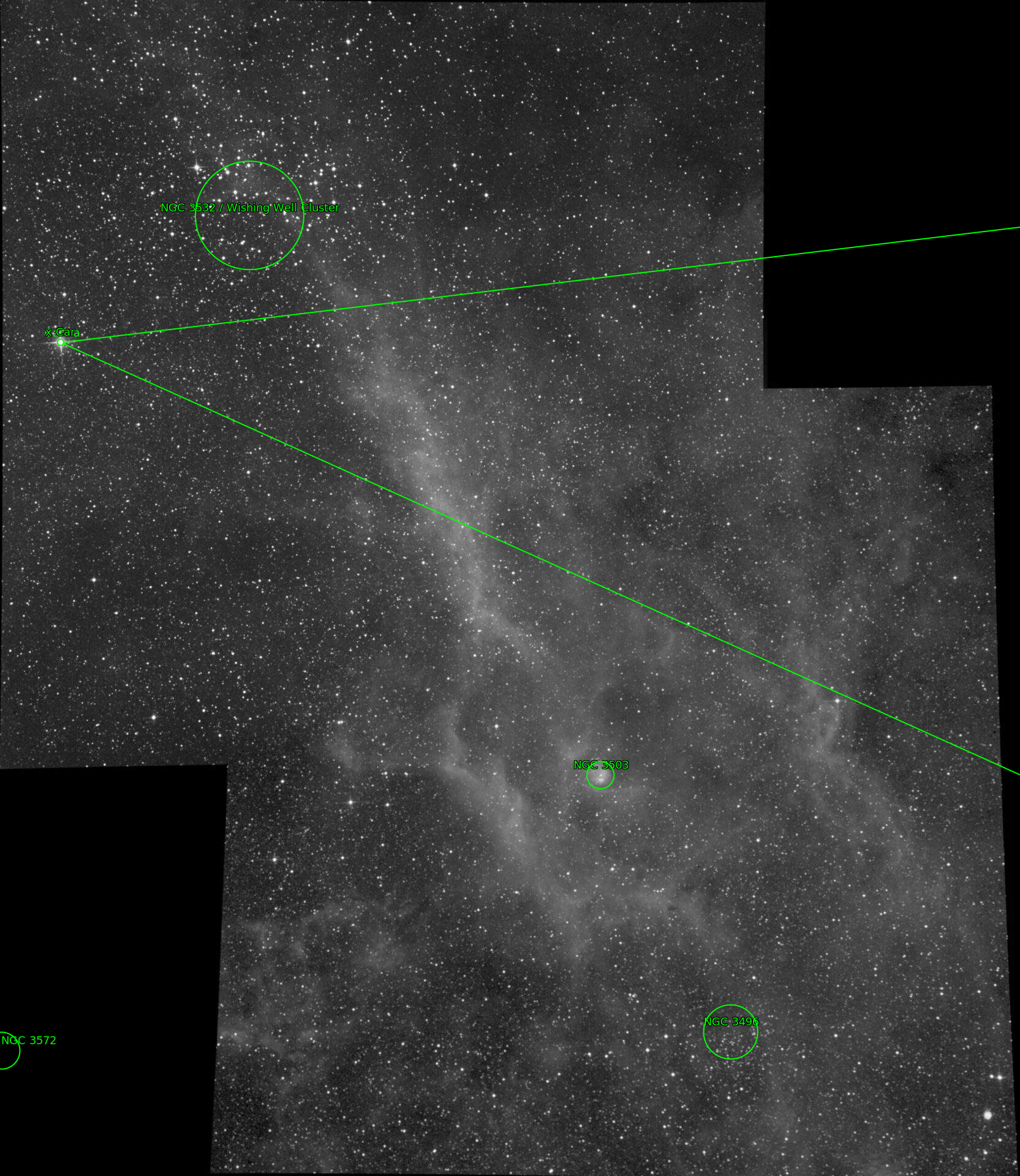 Sternkarten-Overlay (Astrometry.net)