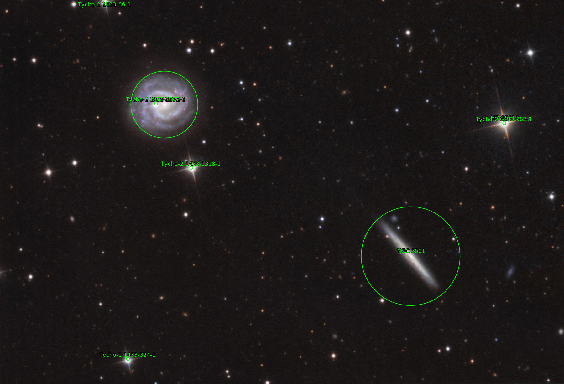 Sternkarten-Overlay (Astrometry.net)