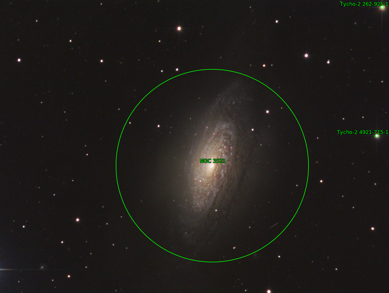 Sternkarten-Overlay (Astrometry.net)