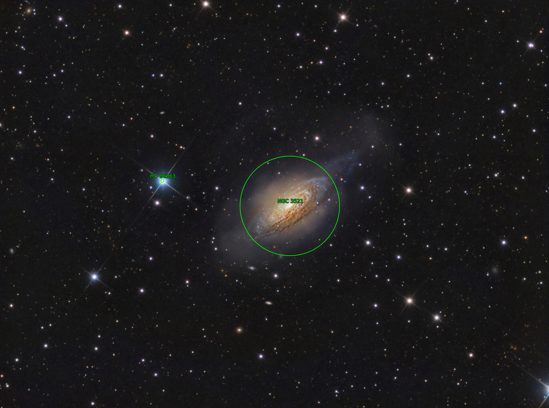 Sternkarten-Overlay (Astrometry.net)