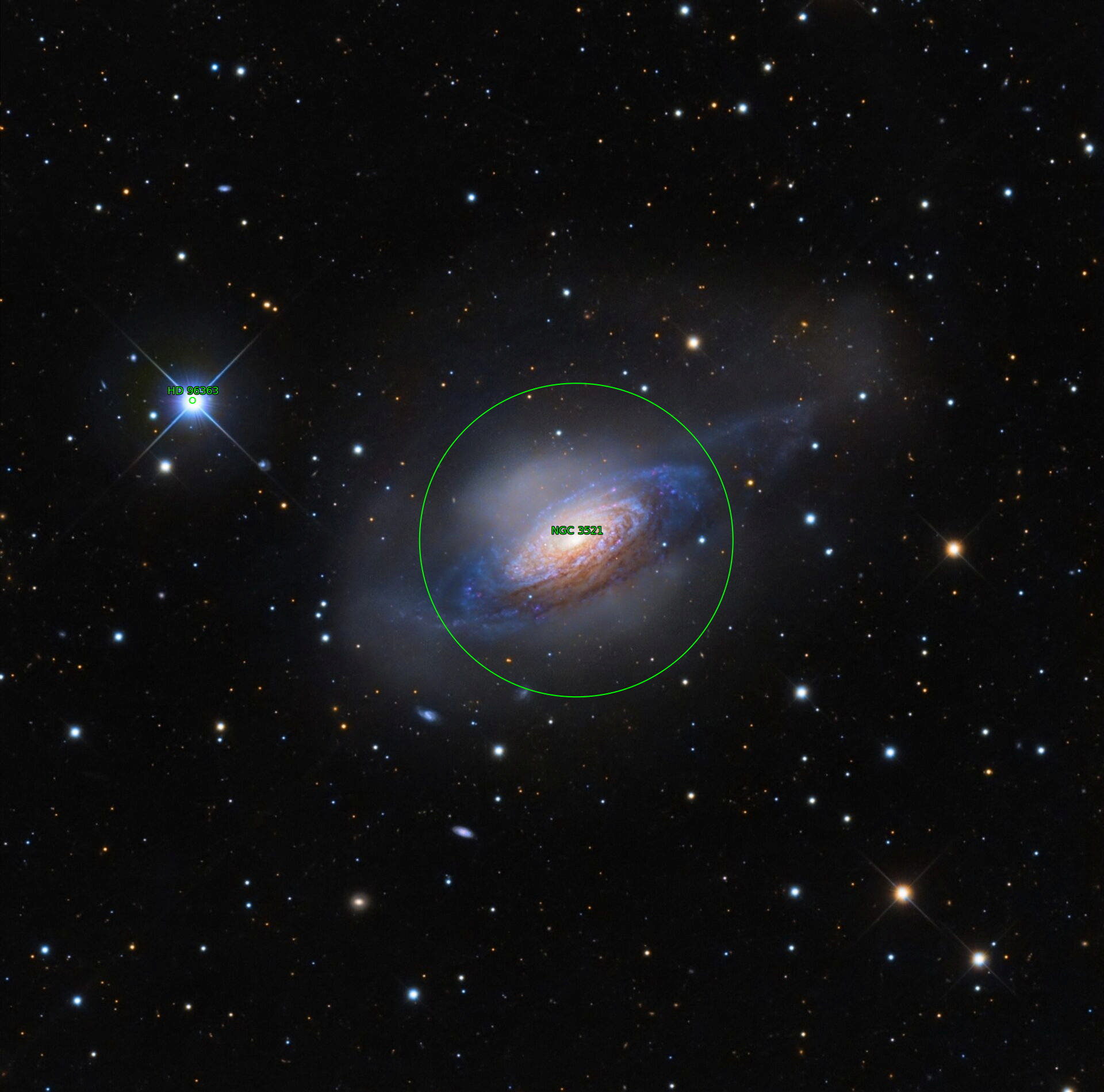 Sternkarten-Overlay (Astrometry.net)