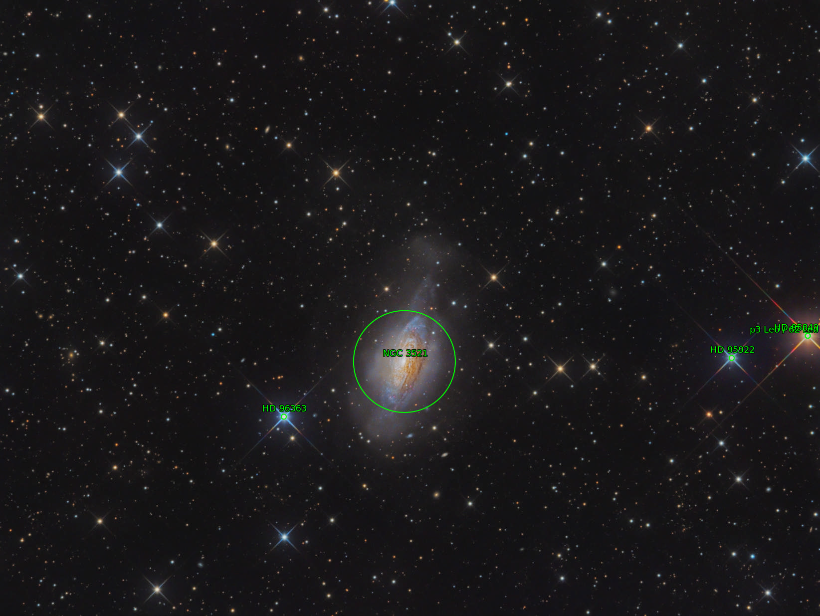 Sternkarten-Overlay (Astrometry.net)