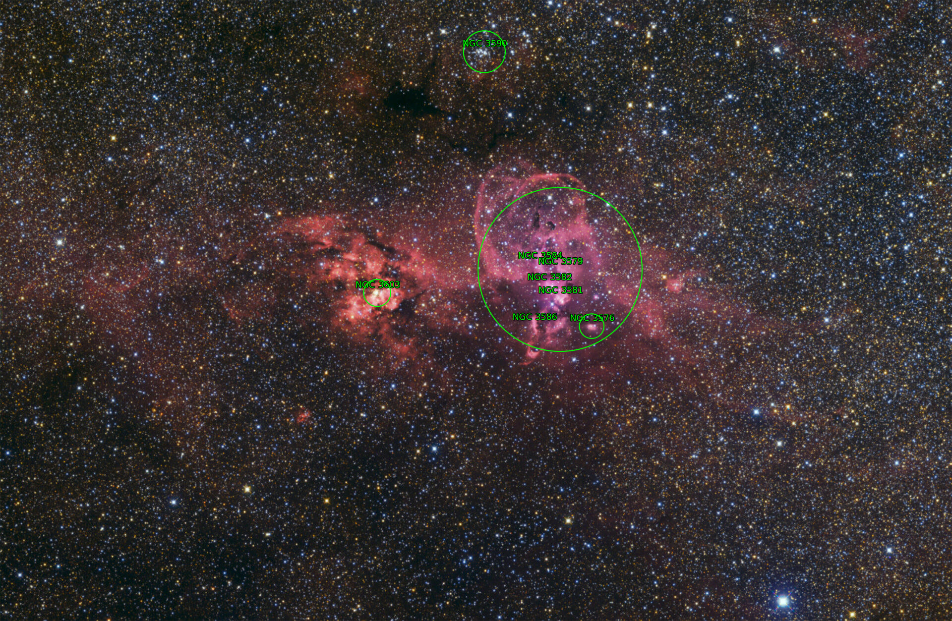 Sternkarten-Overlay (Astrometry.net)