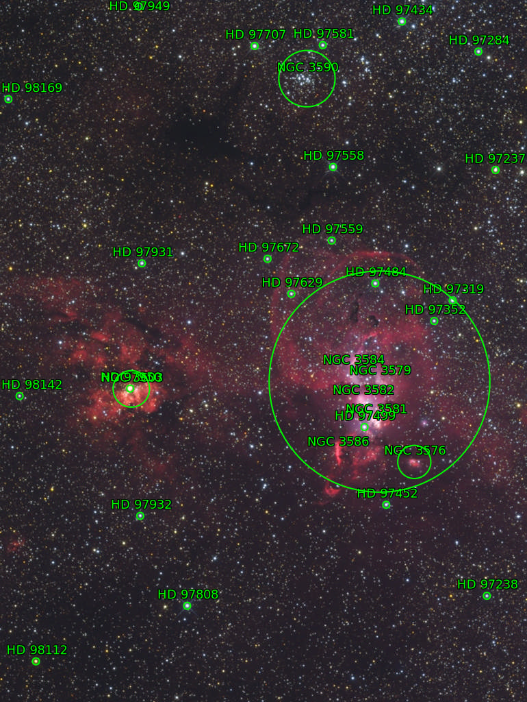 Sternkarten-Overlay (Astrometry.net)